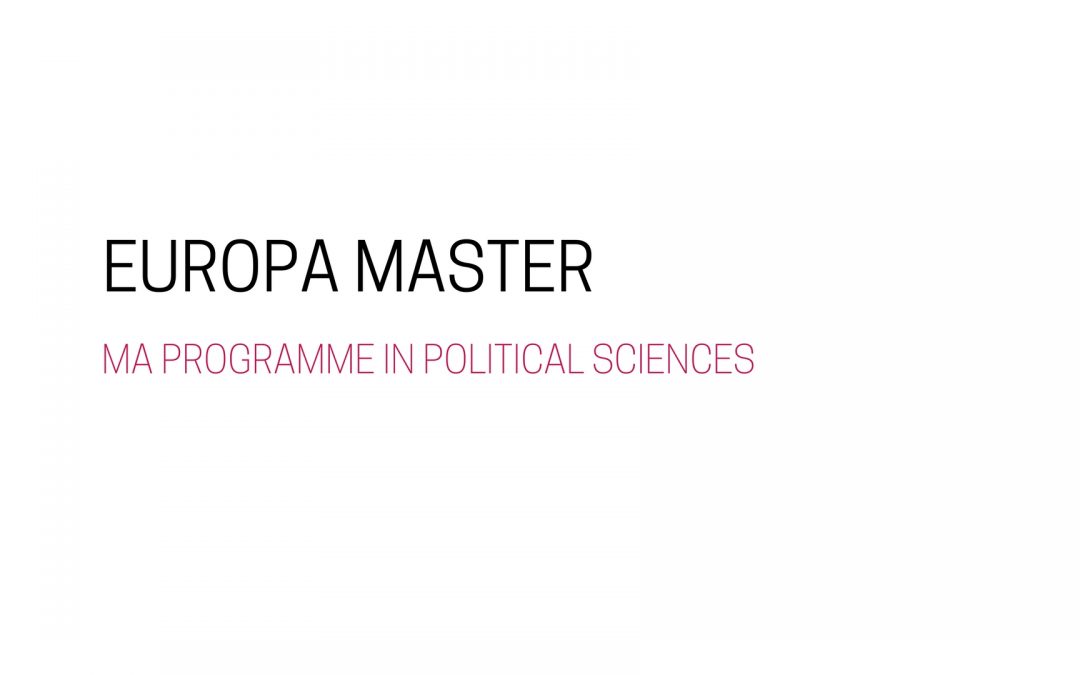 Europa Master – apply now