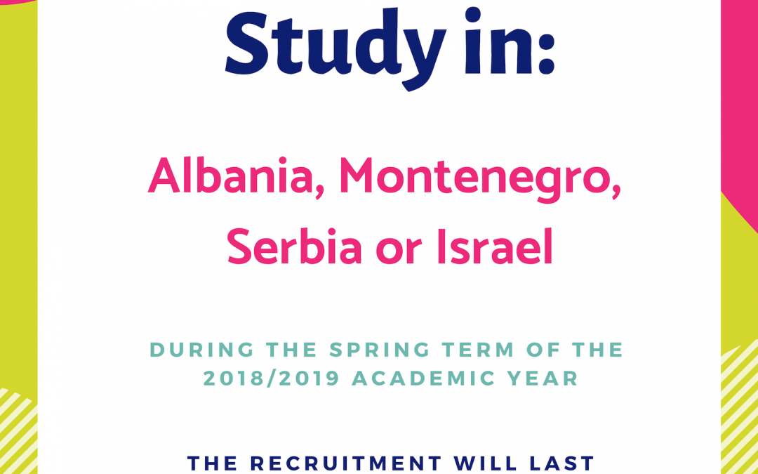 Recruitment for studies in Albania, Montenegro, Serbia and Israel!