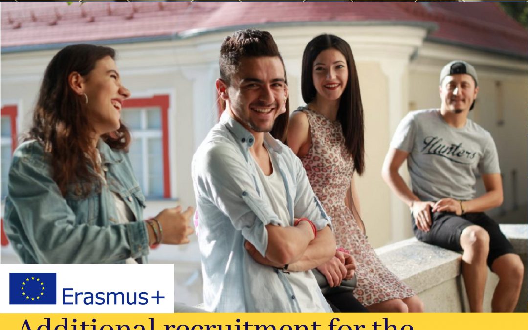 Additional recruitment for mobilities within the Erasmus+ Programme