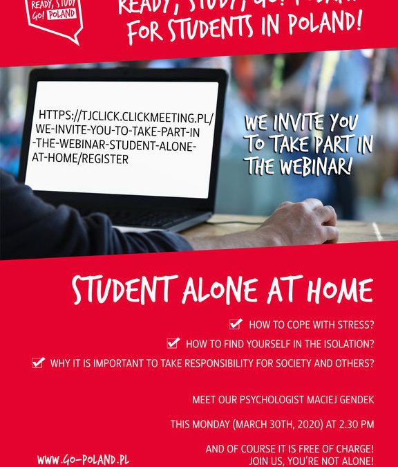 Webinar – Student alone at home