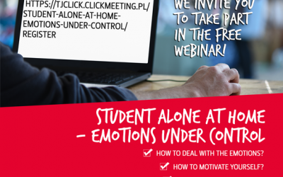 Zapraszamy na webinarium: Student alone at home – emotions under control