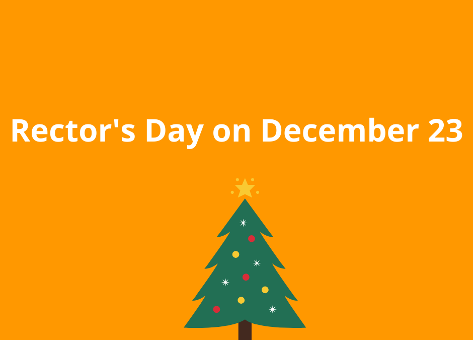 Rector’s Day on December 23