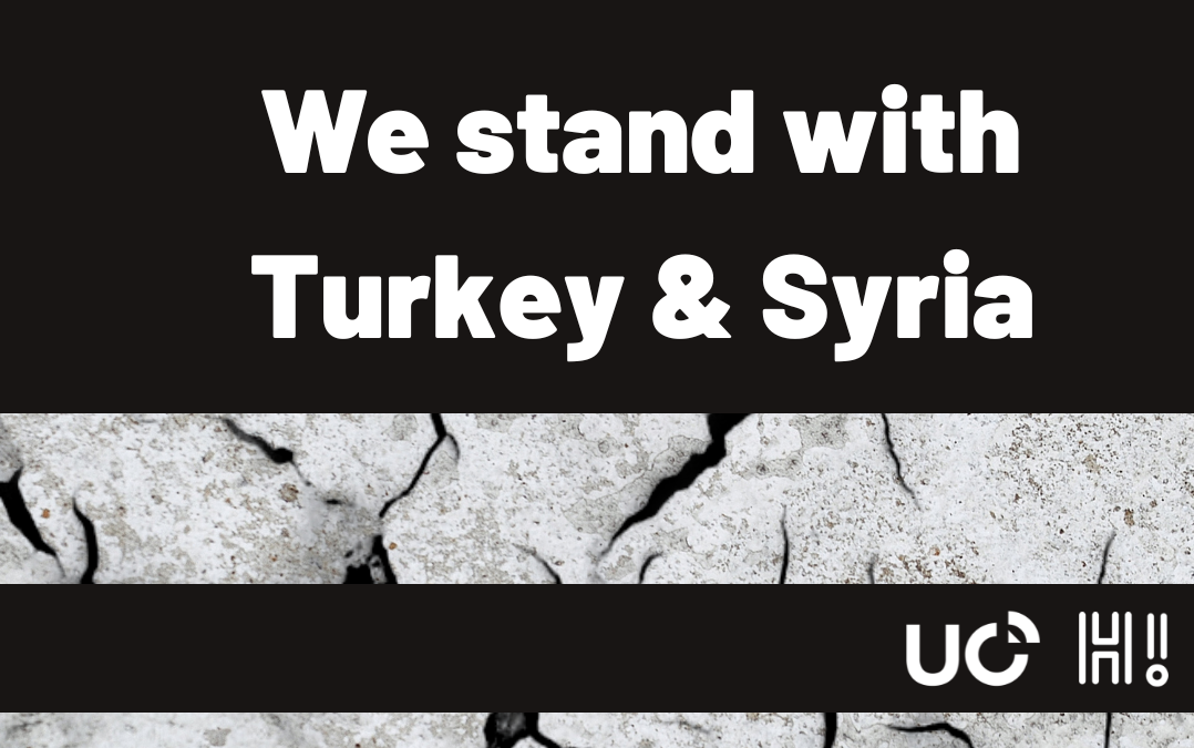 We stand with Turkey and Syria!