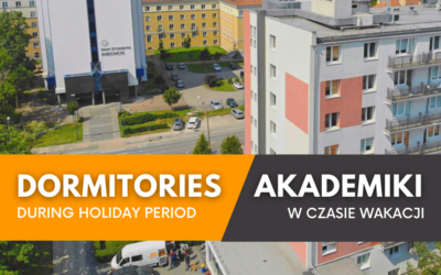 Dormitories during holiday period