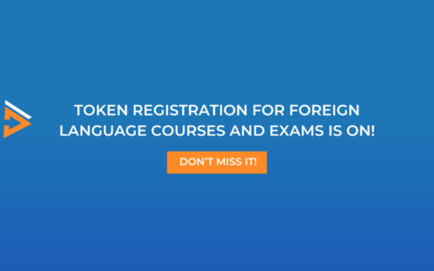 Token registration for foreign language courses and exams